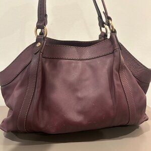 HOGAN Purse Burgundy Double Handle